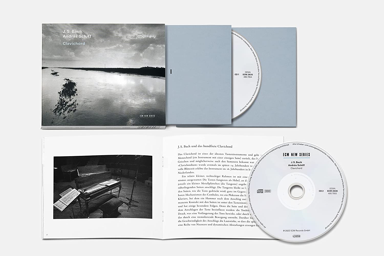 BACH/ANDRAS SCHIFF - CLAVICHORD CD - Slika 3