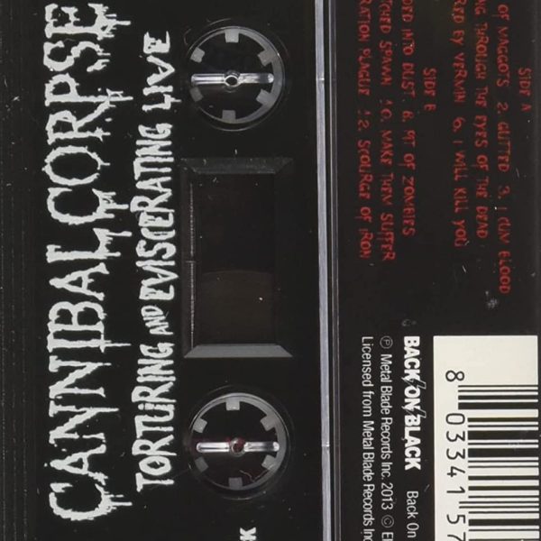 CANNIBAL CORPSE – TORTURING AND EVISCERANTING LIVE MC