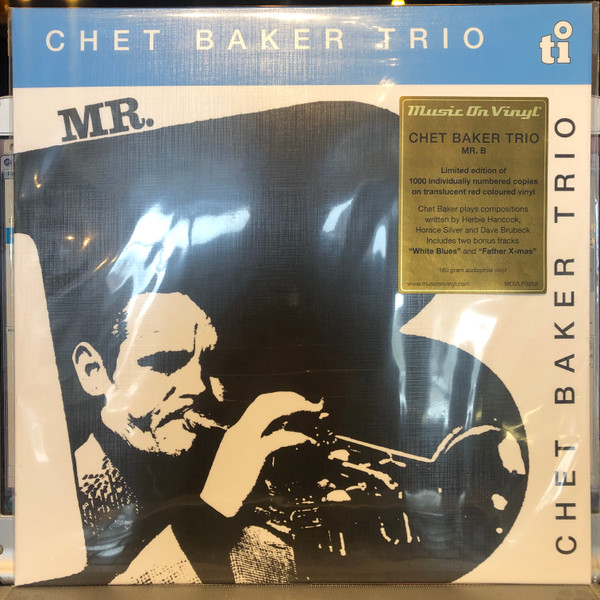 BAKER CHET - MR.B ltd red vinyl LP