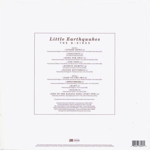 AMOS TORI - LITTLE EARTHQUAKES B-SIDES RSD 2023 LP - Slika 2