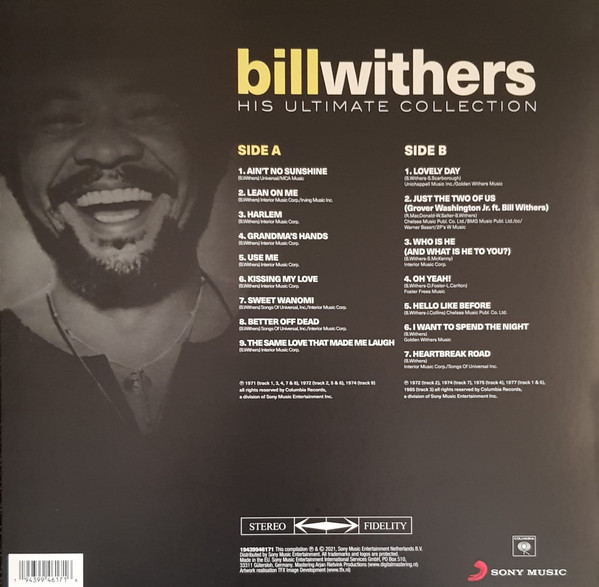 WITHERS BILL - ULTIMATE COLLECTION LP - Slika 2