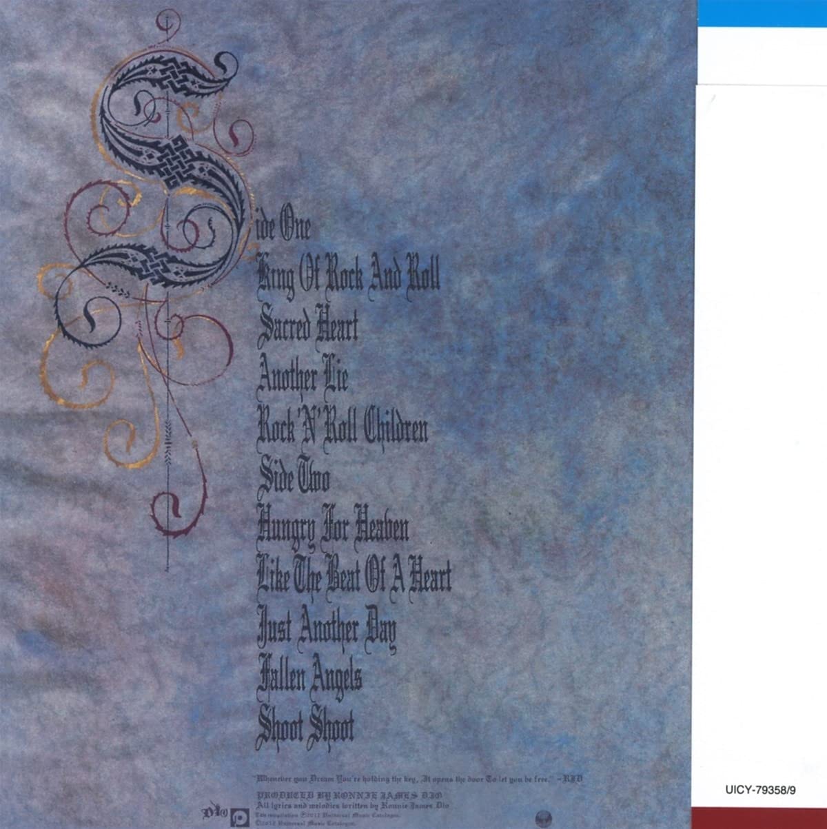DIO - SACRED HEART LTD CD2 - Slika 2