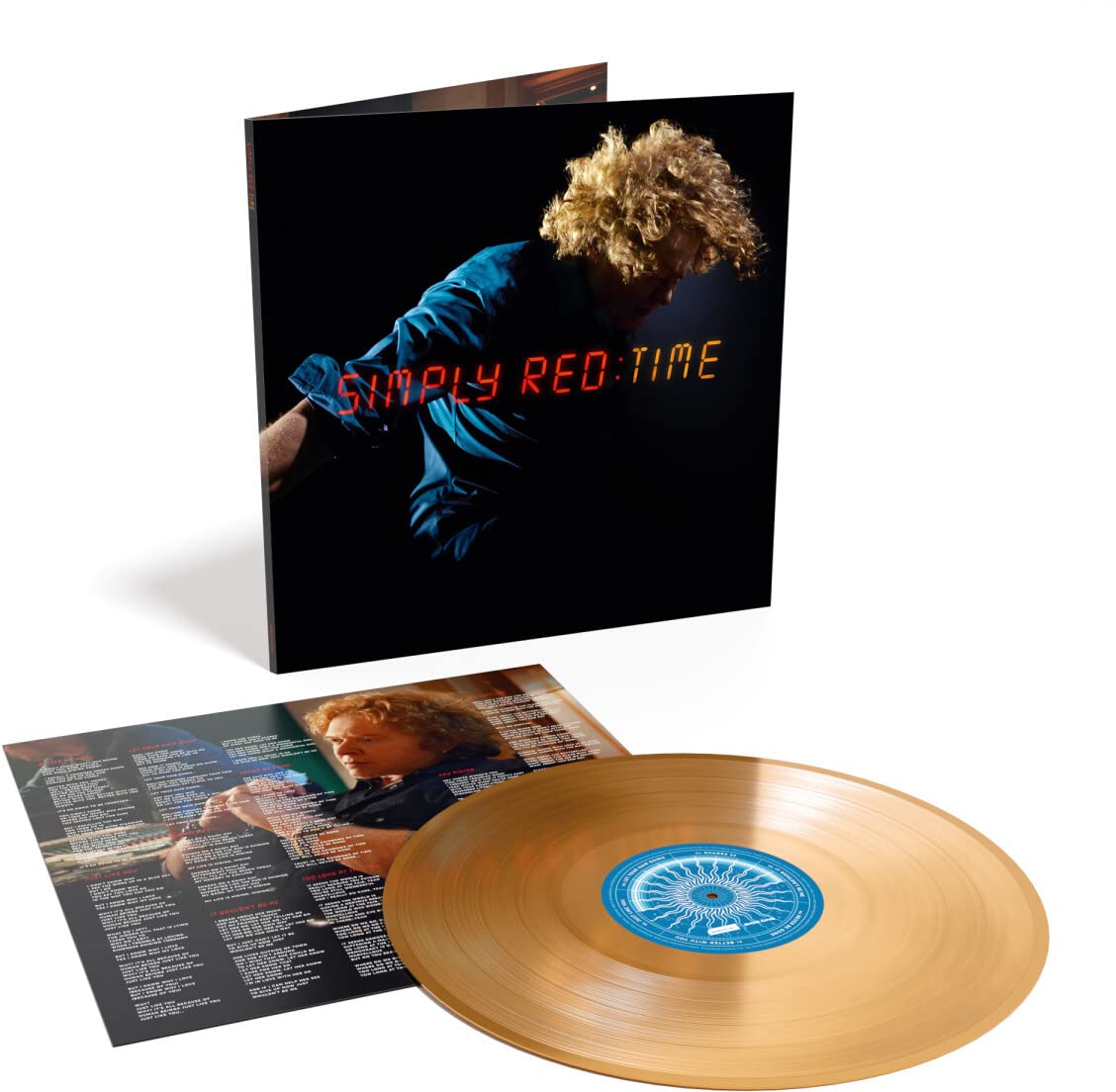 SIMPLY RED - TIME exclusive limited edition gold vinyl LP