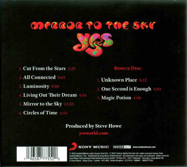 YES - MIROR TO THE SKY CD2 - Slika 2