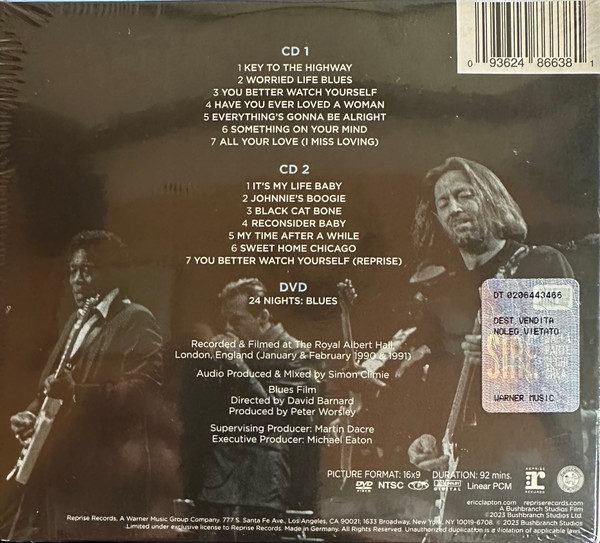 CLAPTON ERIC - 24 Nights: Blues (2CD+1DVD) - Slika 2