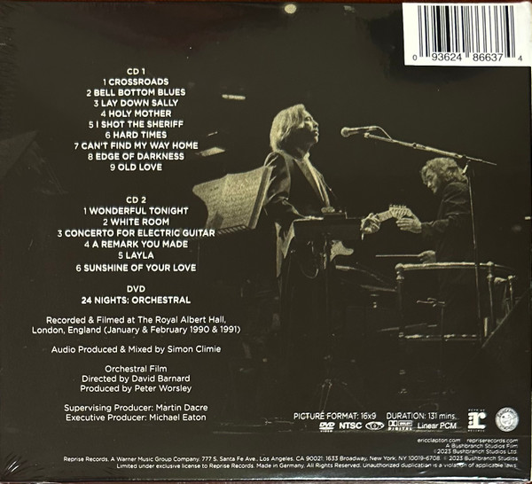 CLAPTON ERIC - 24 Nights: Orchestral (2CD+1DVD) - Slika 2