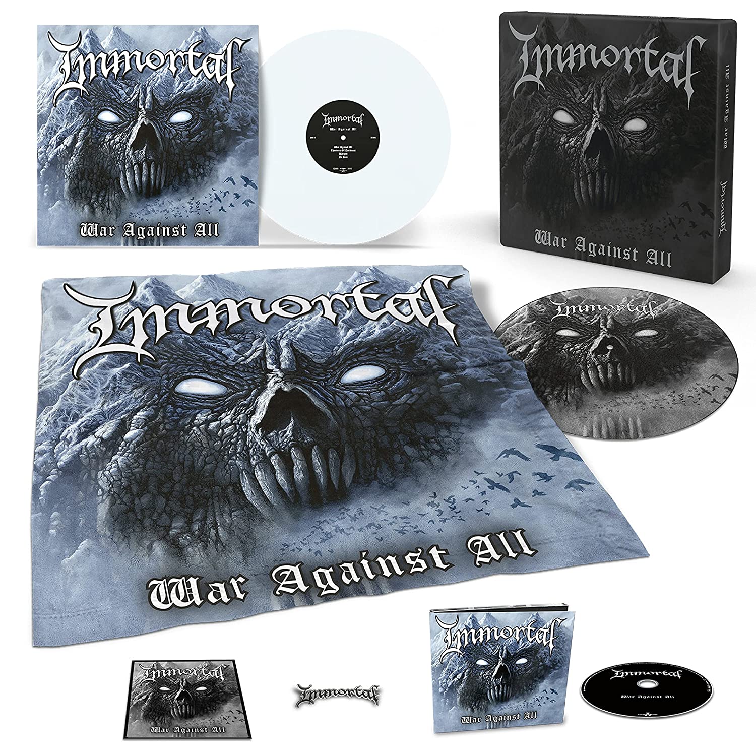 IMMORTAL - WAR AGAINST ALL (Ltd.Vinyl Box Merch) Limited Color vinyl, LP+CD+Merch, Box