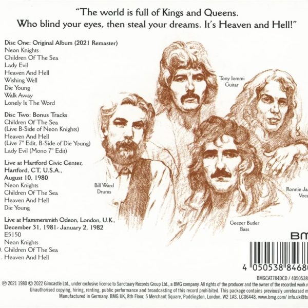 BLACK SABBATH – HEAVEN AND HELL CD2