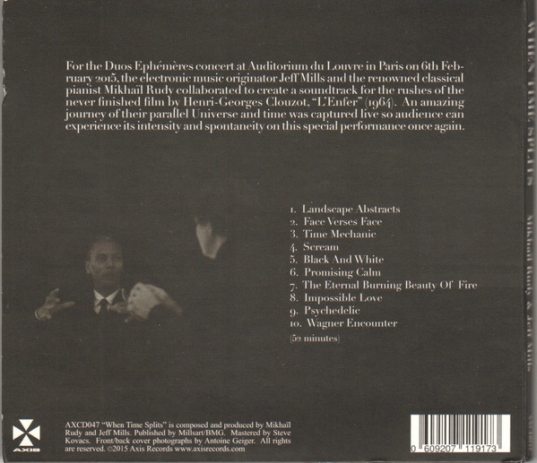 MILLS JEFF & MIKHAIL RUDY - WHEN TIME SPLITS CD - Slika 2