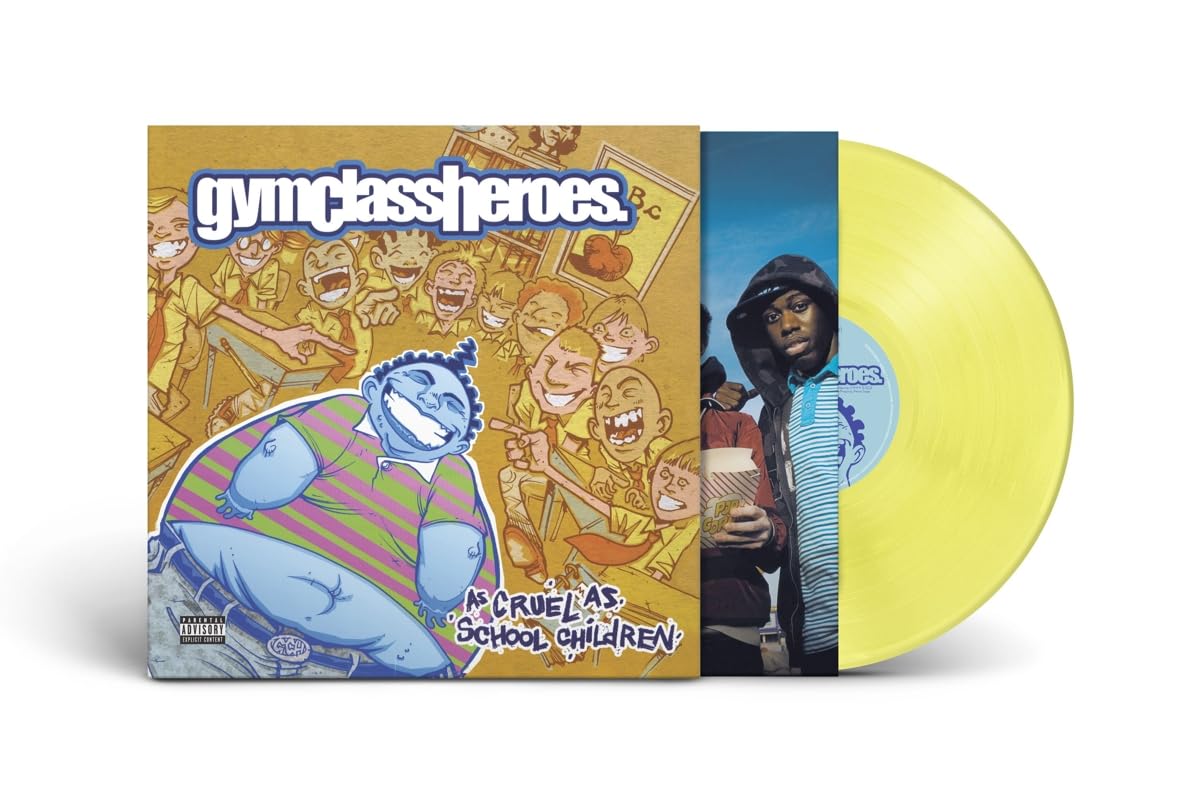 GYM CLASS HEROES - AS CRUEL AS SCHOOL CHILDREN lemonade-colored vinyl LP