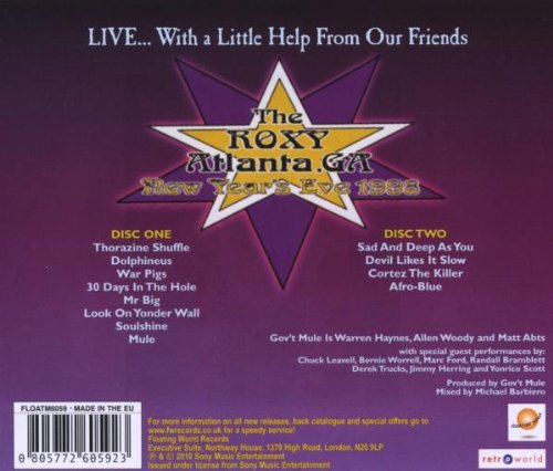GOV'T MULE - LIVE: WITH A LITTLE HELP FROM OUR FRIENDS CD2 - Slika 2