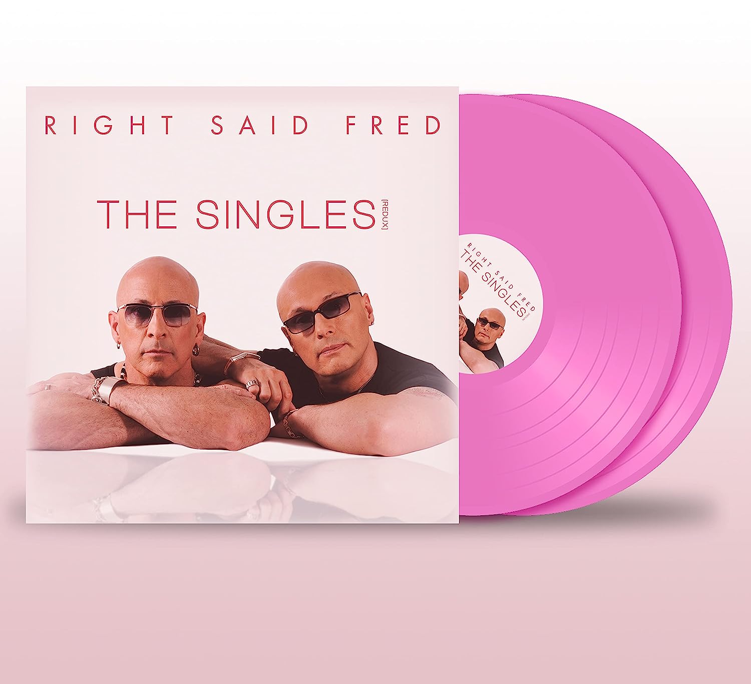 RIGHT SAID FRED - SINGLES REDUX pink vinyl LP2