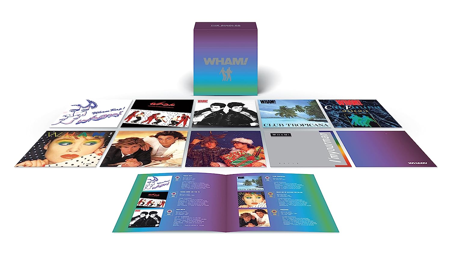 WHAM - SINGLES ECHOES FROM THE EDGE OF HEAVEN CD BOX