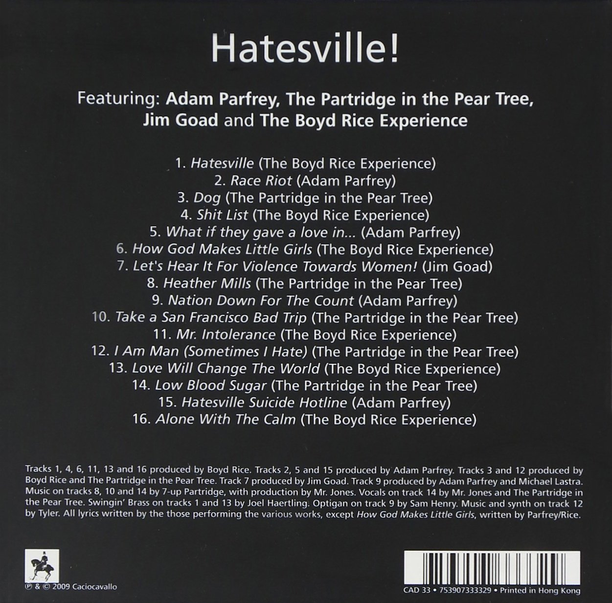 RICE BOYD EXPERIENCE - HATESVILLE CD - Slika 2