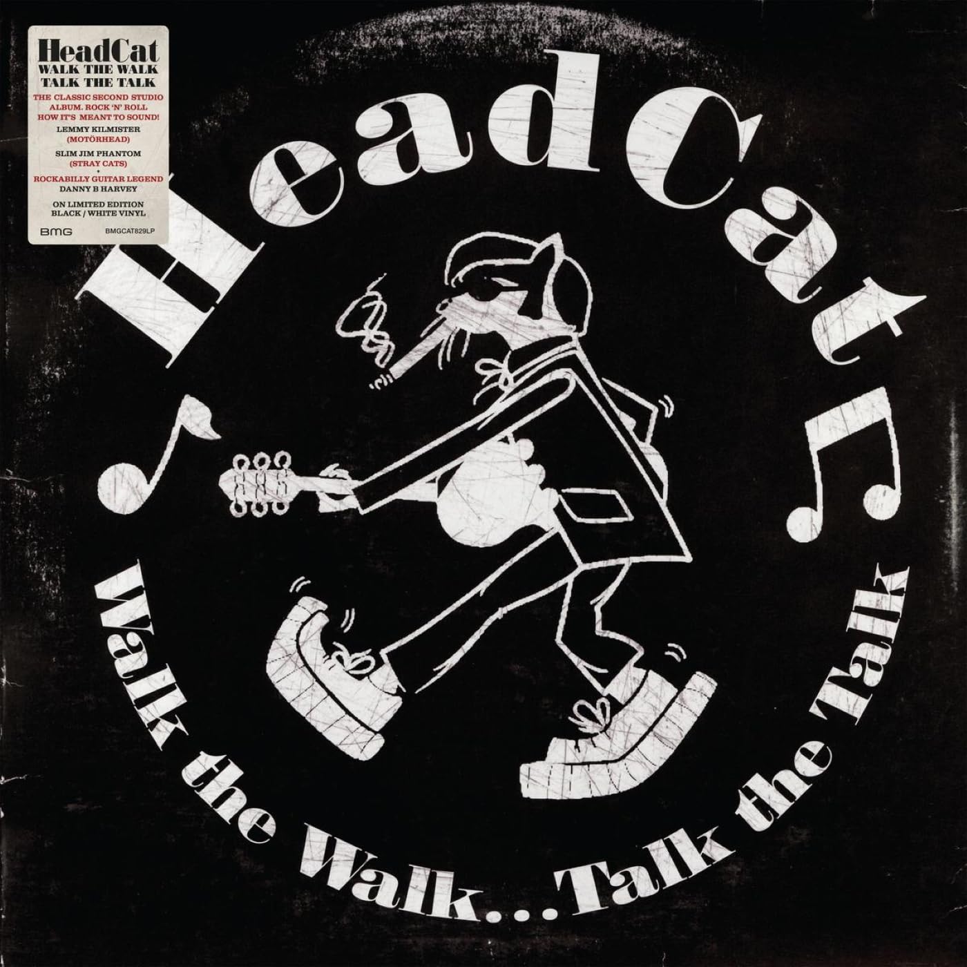 HEADCAT - WALK THE WALK...TALK THE TALK black/white vinyl LP
