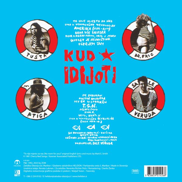KUD IDIJOTI – GLUPOST JE NEUNIŠTIVA LP (Reizdanje HELIDON 2023) – treće izdanje (third edition)