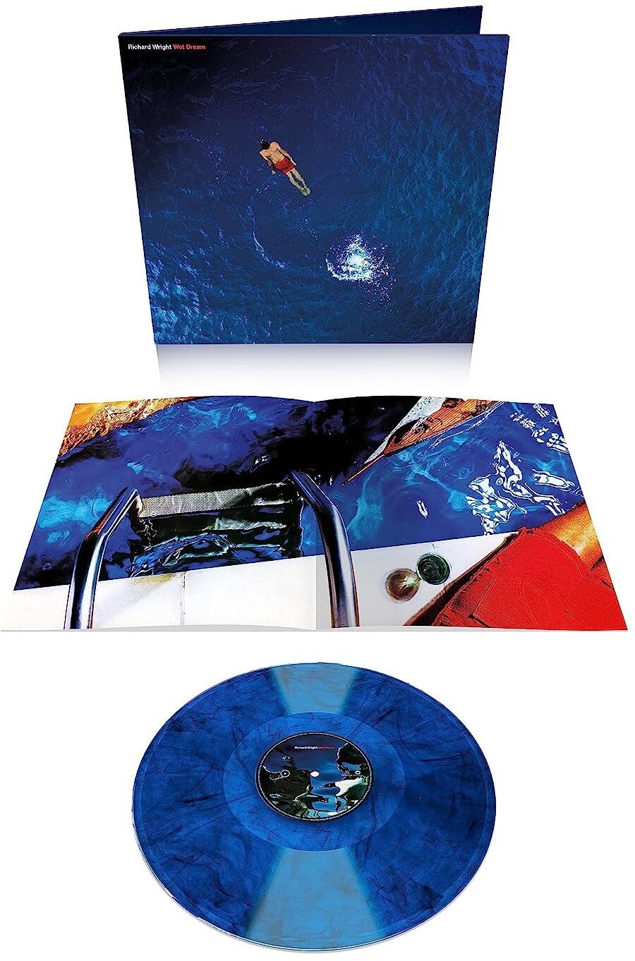 WRIGHT RICHARD - WET DREAM blue marbled vinyl LP