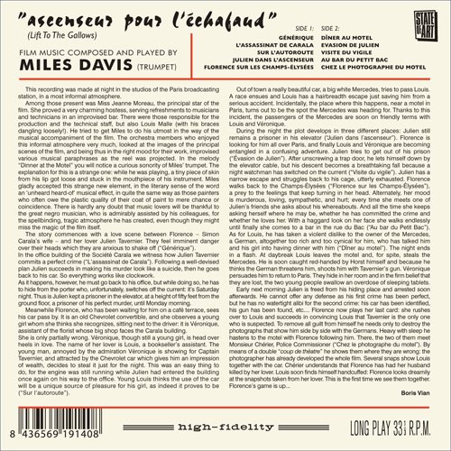 DAVIS MILES - ASCENSEUR POUR L'ECHAFAUD CD - Slika 2