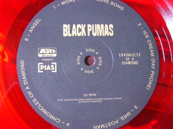 BLACK PUMAS - CHRONICLES OF A DIAMOND transparent red vinyl LP - Slika 2