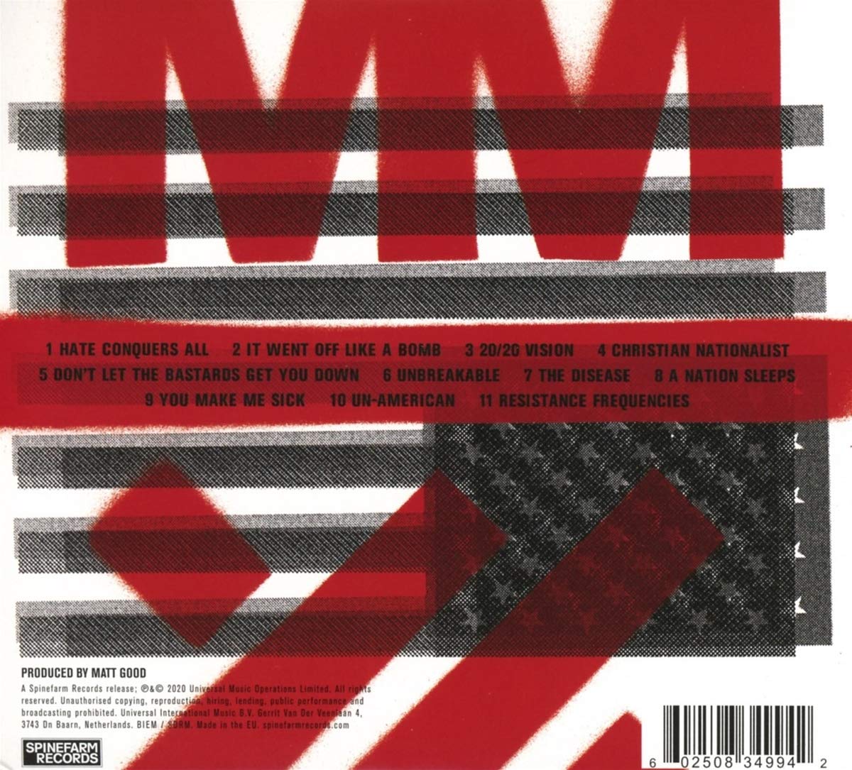 ANTI-FLAG - 20/20 VISION CD - Slika 2