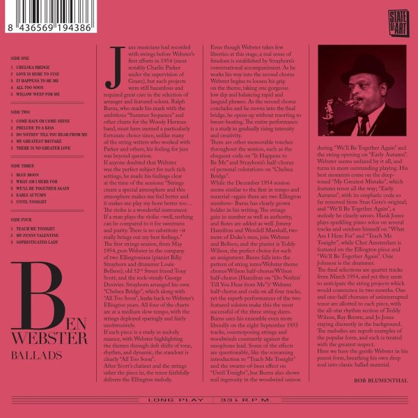 WEBSTER BEN – BALLADS CD