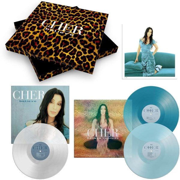 CHER – BELIEVE 25th anniversary coulored vinyl LP3