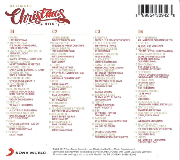 V./A. - ULTIMATE CHRISTMAS HITS CD4 - Slika 2
