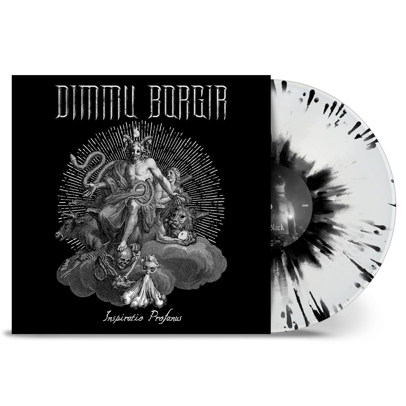 DIMMU BORGIR - INSIRATIO PROFANUS white black splatter vinyl LP