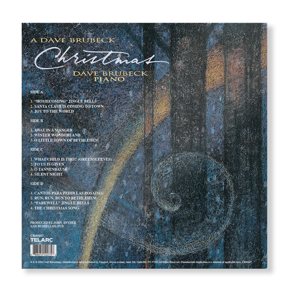 BRUBECK DAVE - DAVE BRUBECK CHRISTMAS LP2 - Slika 2
