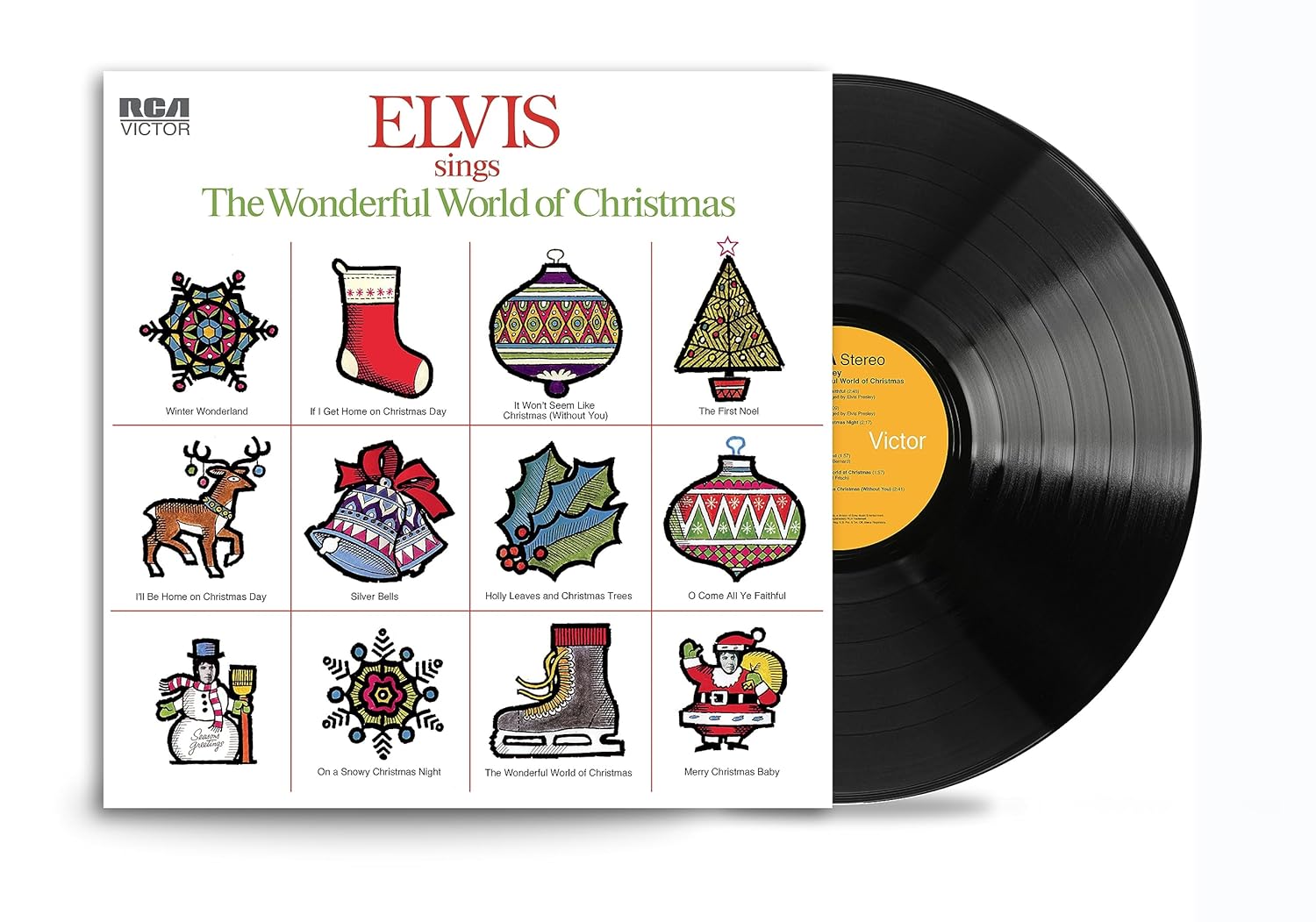 PRESLEY ELVIS - SINGS WONDERFUL WORLD CHRISTMAS LP