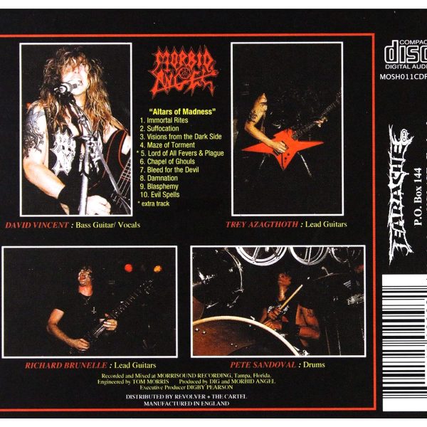 MORBID ANGEL – ALTARS OF MADNESS CD