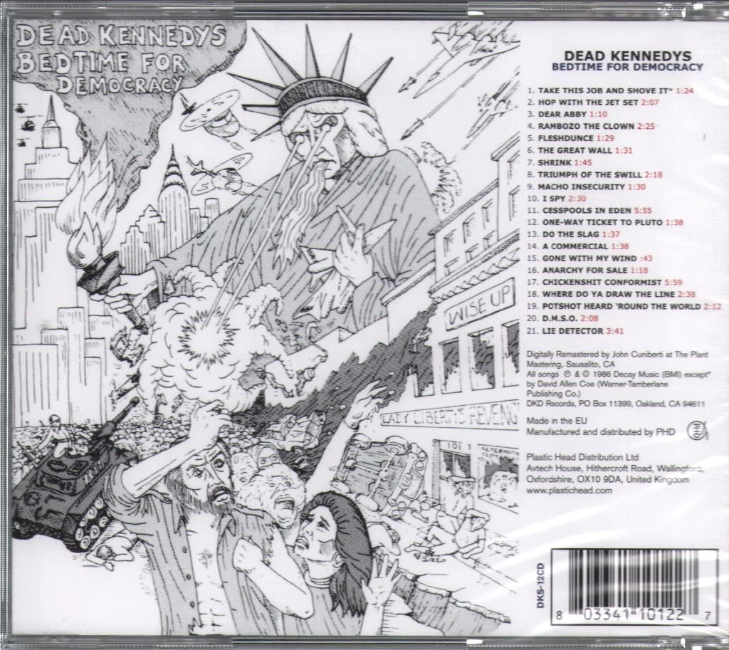 DEAD KENNEDYS - BEDTIME FOR DEMOCRACY CD - Slika 2