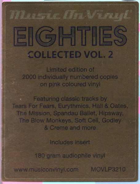 V./A. - EIGHTIES COLLECTED VOL. 2 ltd pink vinyl LP2 - Slika 3