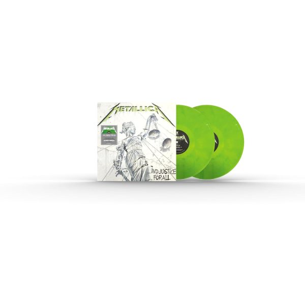 METALLICA – AND JUSTICE FOR ALL ltd dyers green vinyl LP2