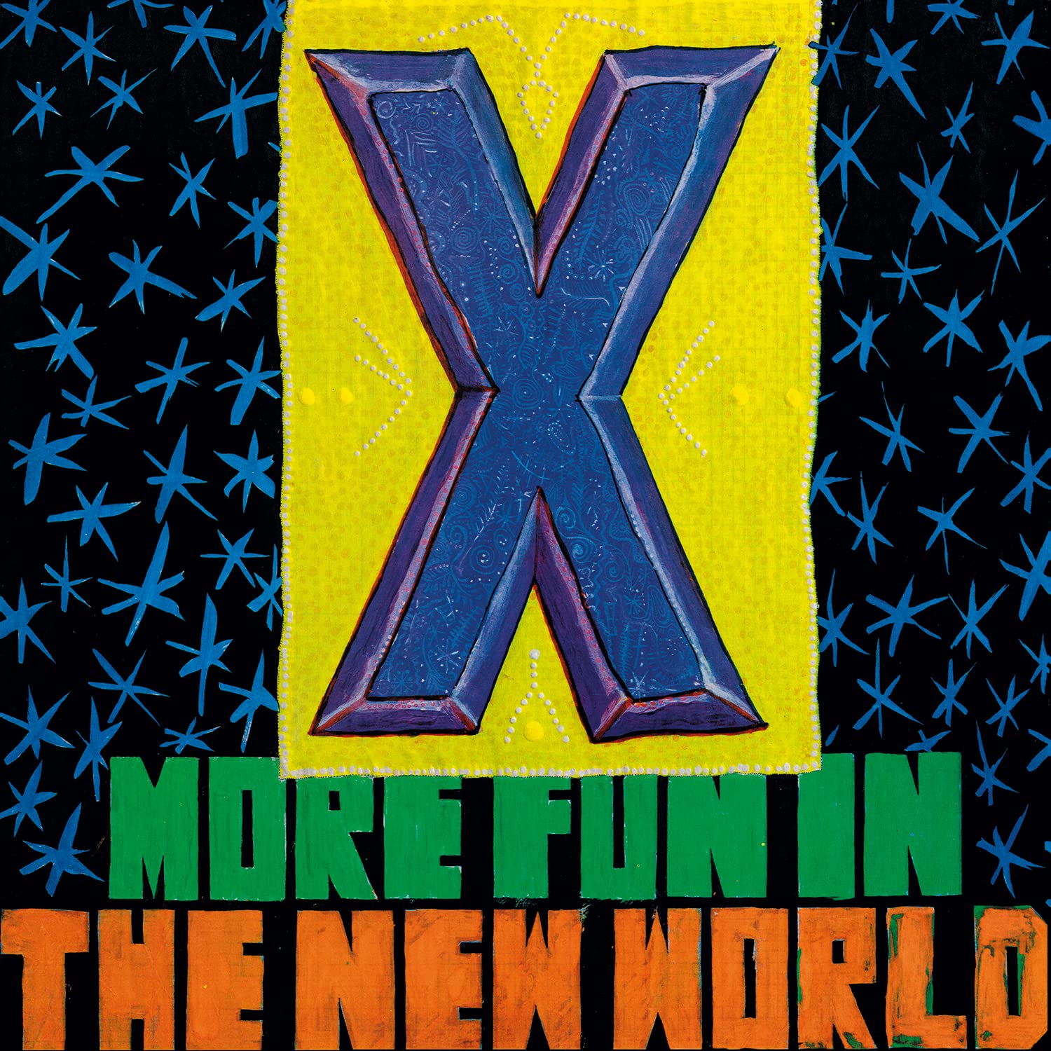 X - MORE FUN IN THE NEW WORLD translucent blue vinyl LP