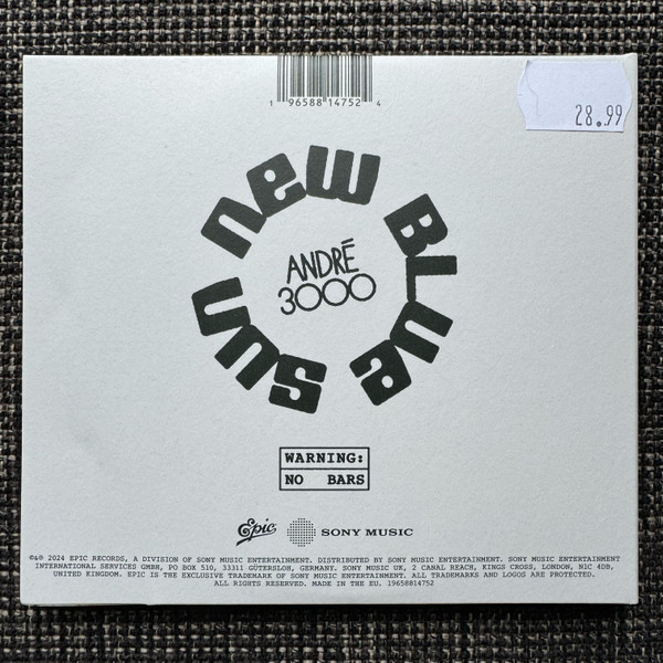 ANDRE 3000 - NEW BLUE SUN CD - Slika 2