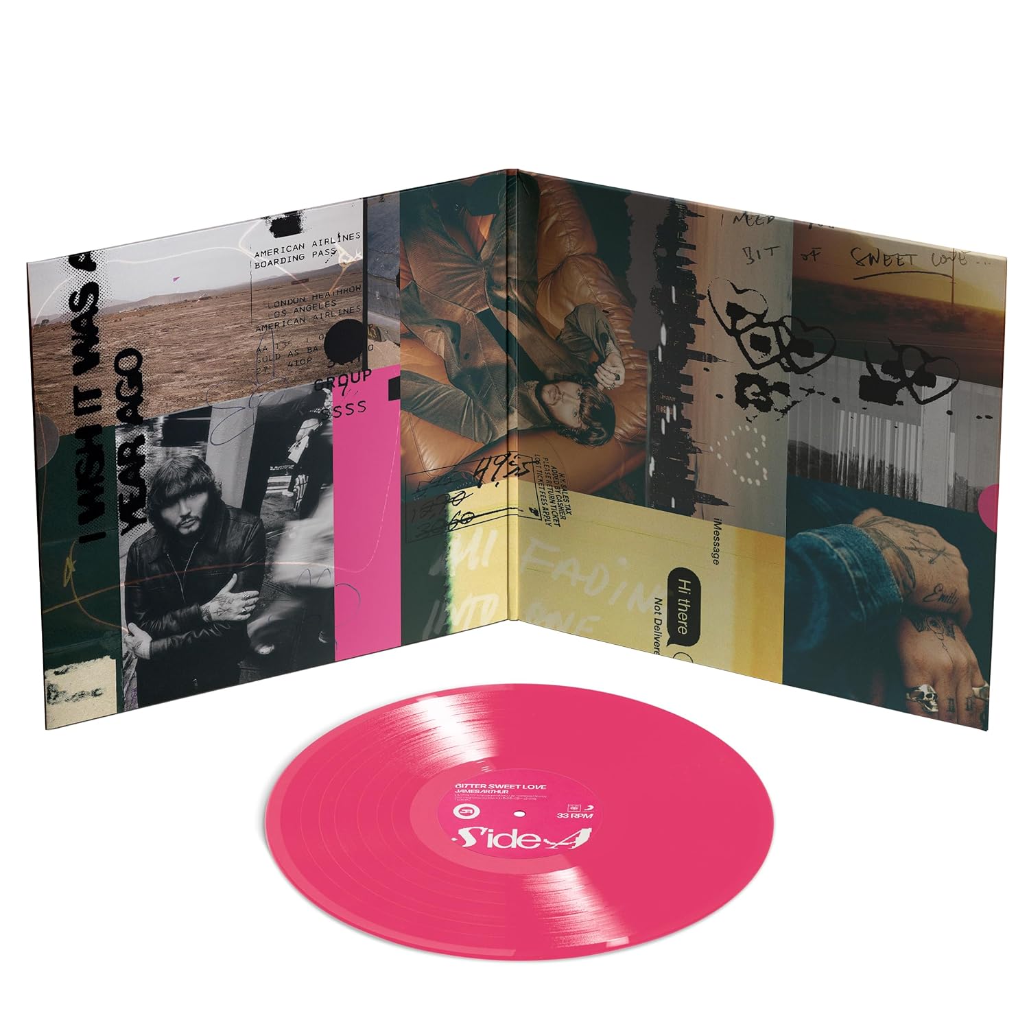 ARTHUR JAMES - BITTER SWEET LOVE pink vinyl LP - Slika 2