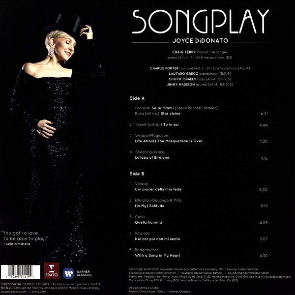 DIDONATO JOYCE – SONGPLAY LP
