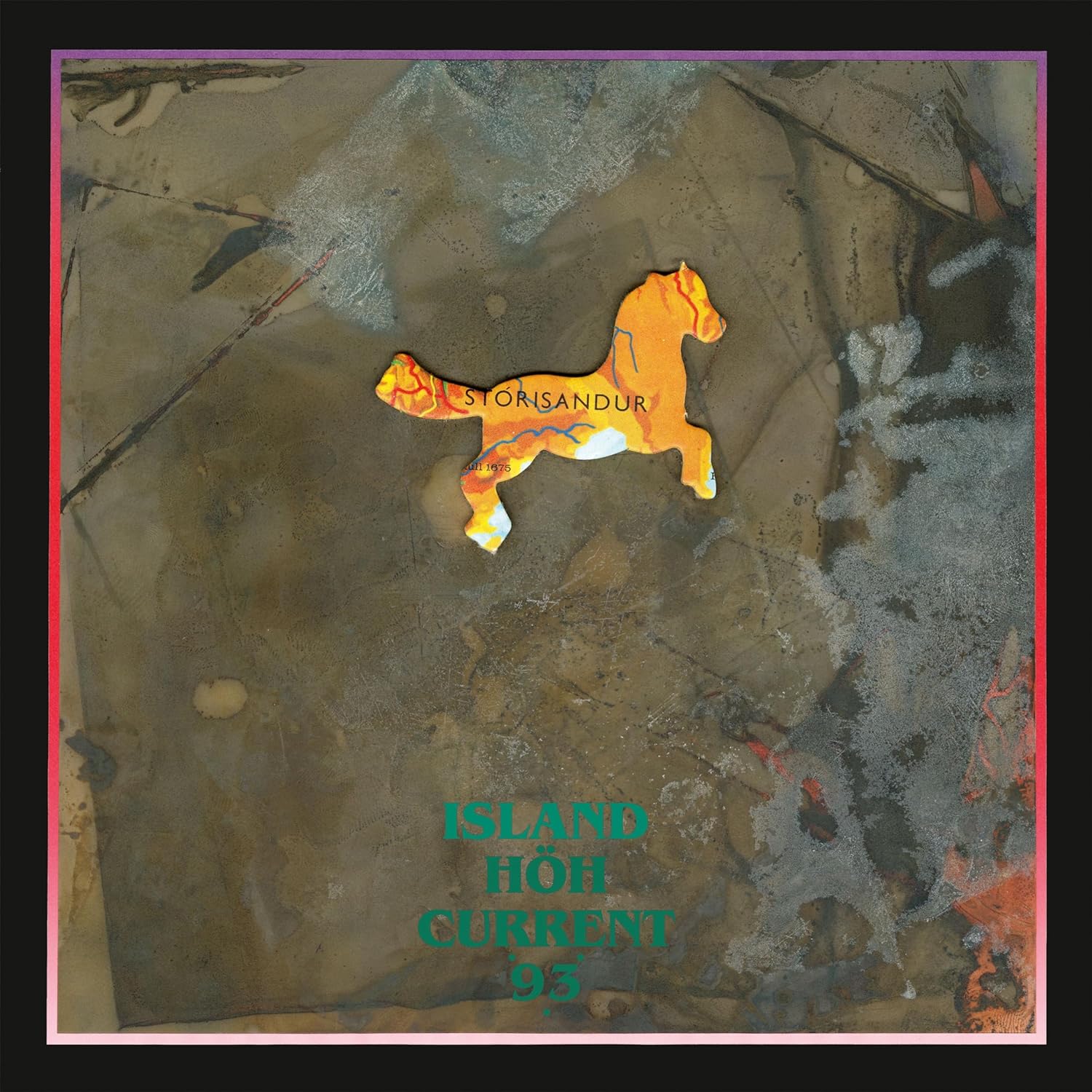 CURRENT 93 - HOH / ISLAND dark green vinyl LP