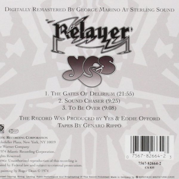 YES – RELAYER CD