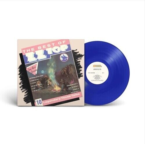 ZZ TOP - BEST OF blue jean blue vinyl LP