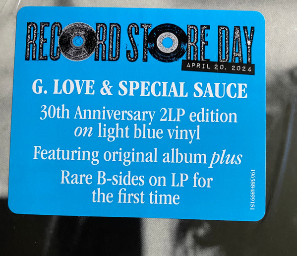 G. LOVE & SPECIAL SAUCE - G. LOVE & SPECIAL SAUCE RSD 2024 light blue vinyl LP2 - Slika 3