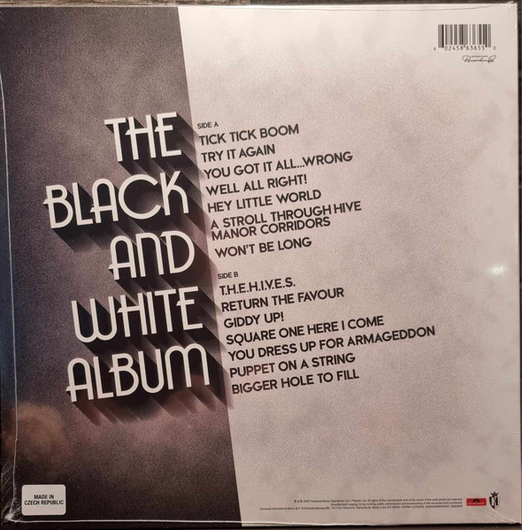 HIVES - BLACK AND WHITE ALBUM RSD 2024 black & white vinyl LP - Slika 3