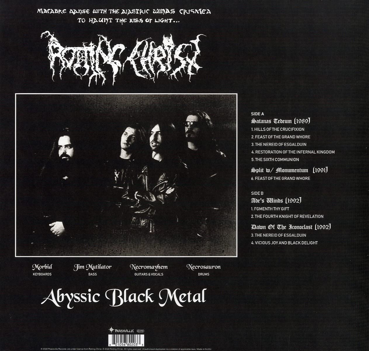 ROTTING CHRIST - ABYSSIC DEATH METAL LP - Image 2