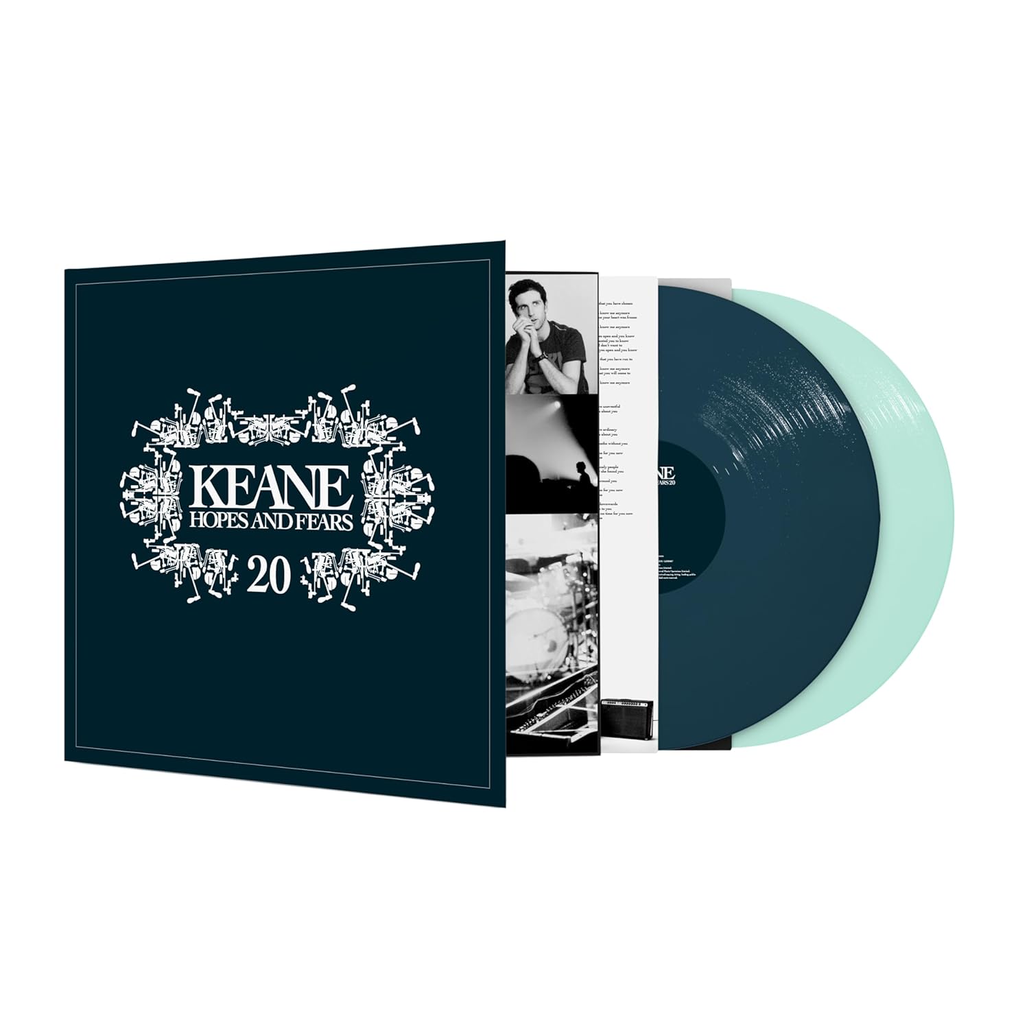KEANE – HOPES AND FEARS 20th anniversary blue vinyl LP2