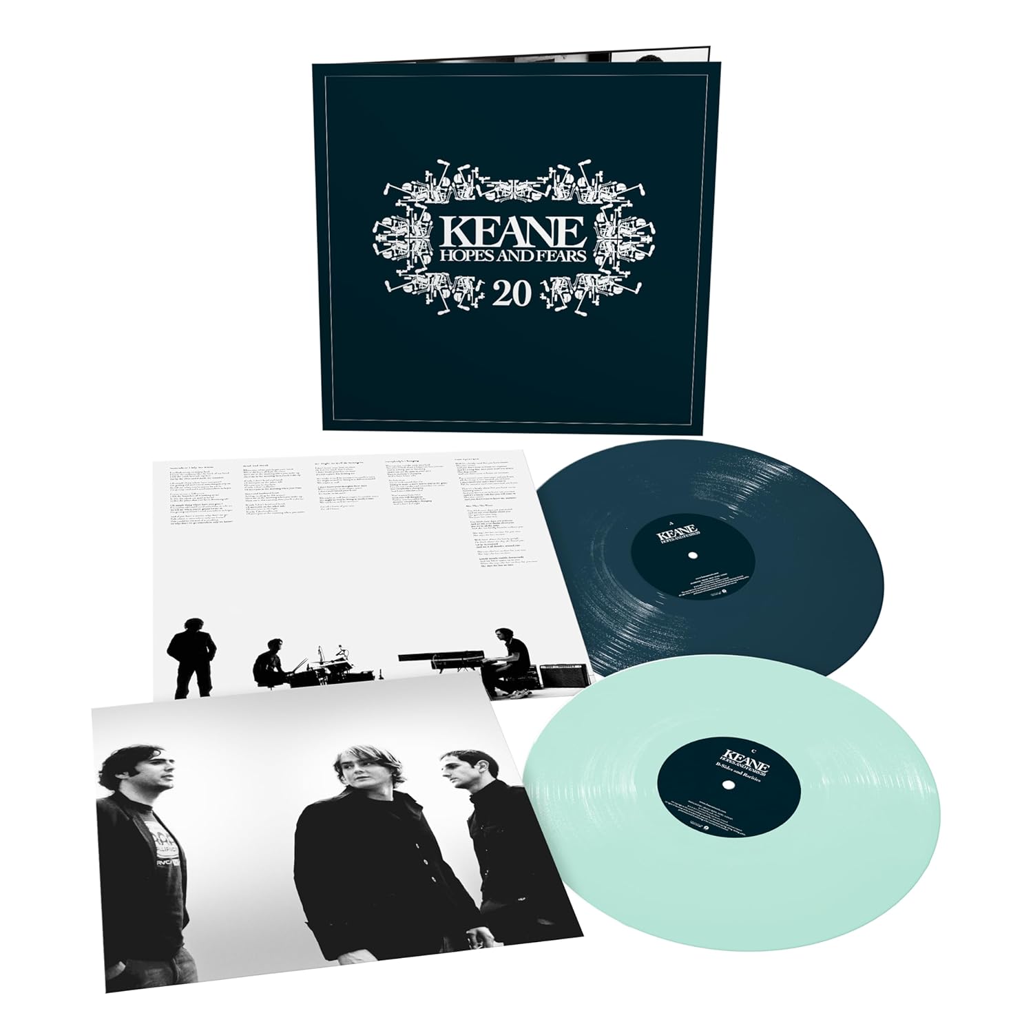 KEANE - HOPES AND FEARS 20th anniversary blue vinyl LP2 - Image 3