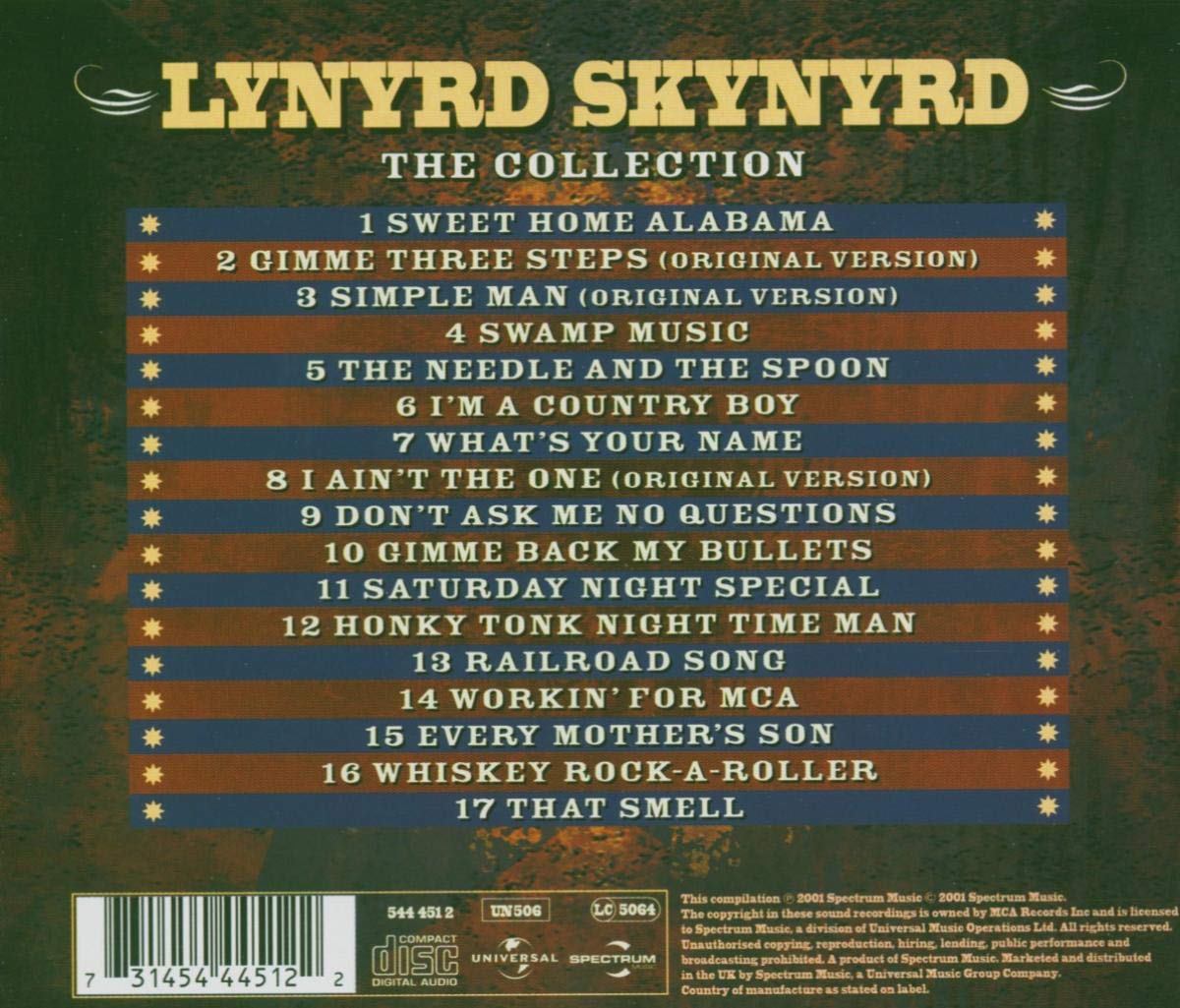 LYNYRD SKYNYRD - COLLECTION CD - Slika 2