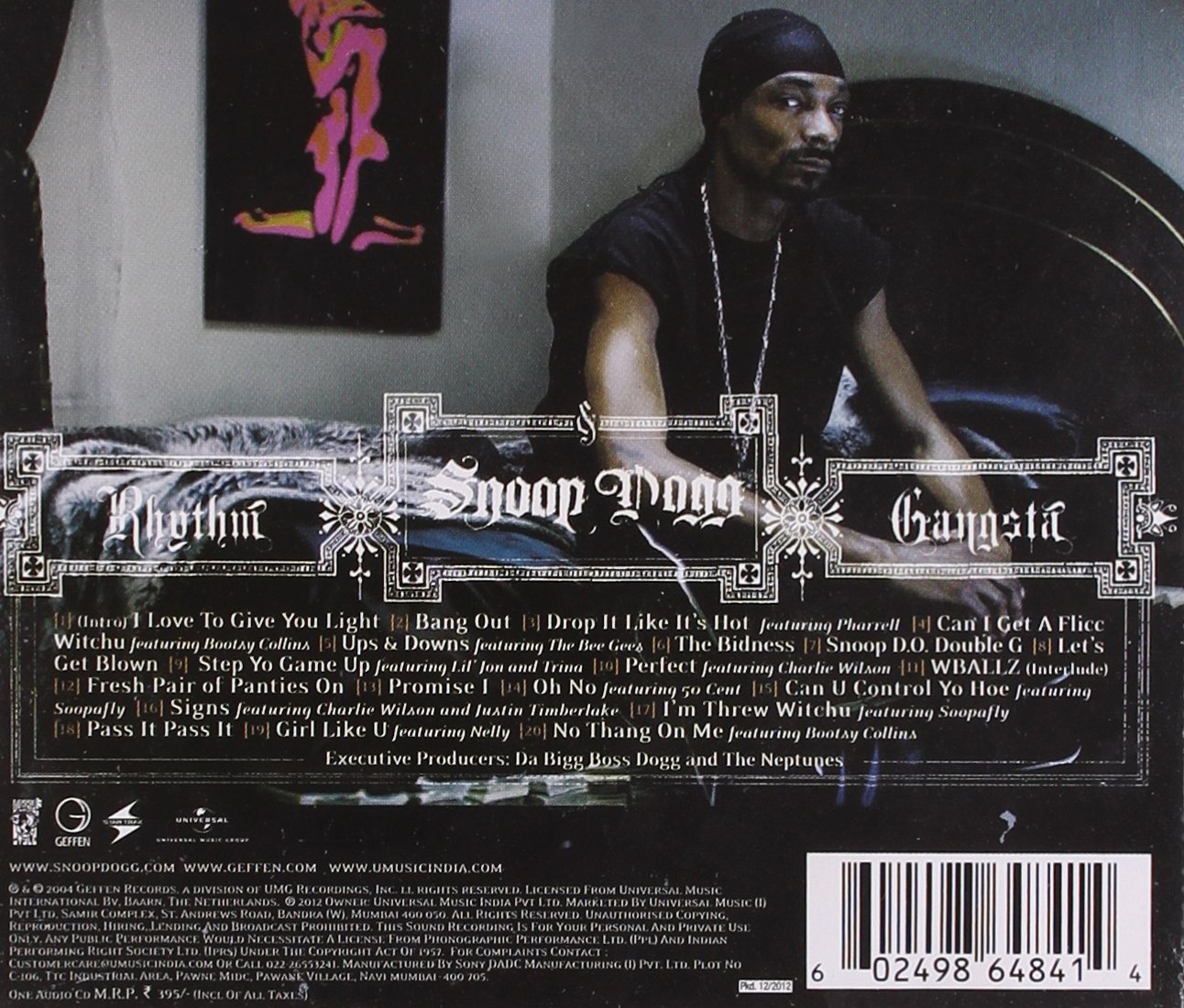 SNOOP DOGG - RHYTHM & GANGSTA: MASTERPIECE CD - Slika 2