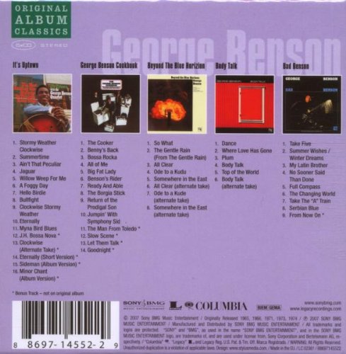 BENSON GEORGE - ORIGINAL ALBUM CLASSICS CD5 box - Slika 2