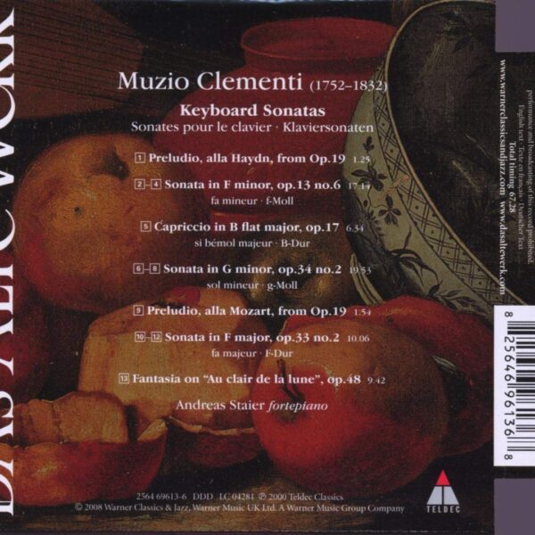 CLEMENTI/STAIER – KEYBOARD SONATAS CD